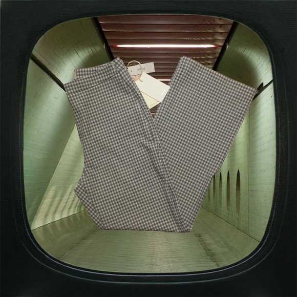 Wilfred Pants - NWT Aritzia Wilfred Kick Flare High Waisted Gingham Pant